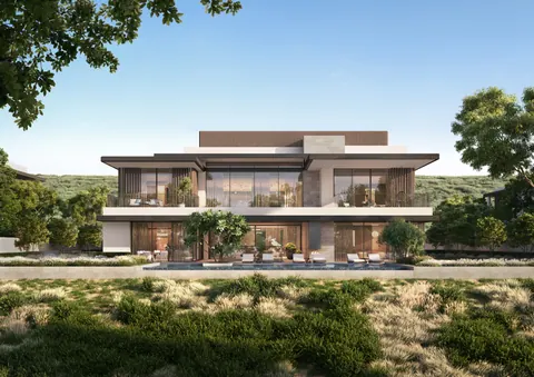 Nawayef Heights: rear of a Heights 3 villa, developer render