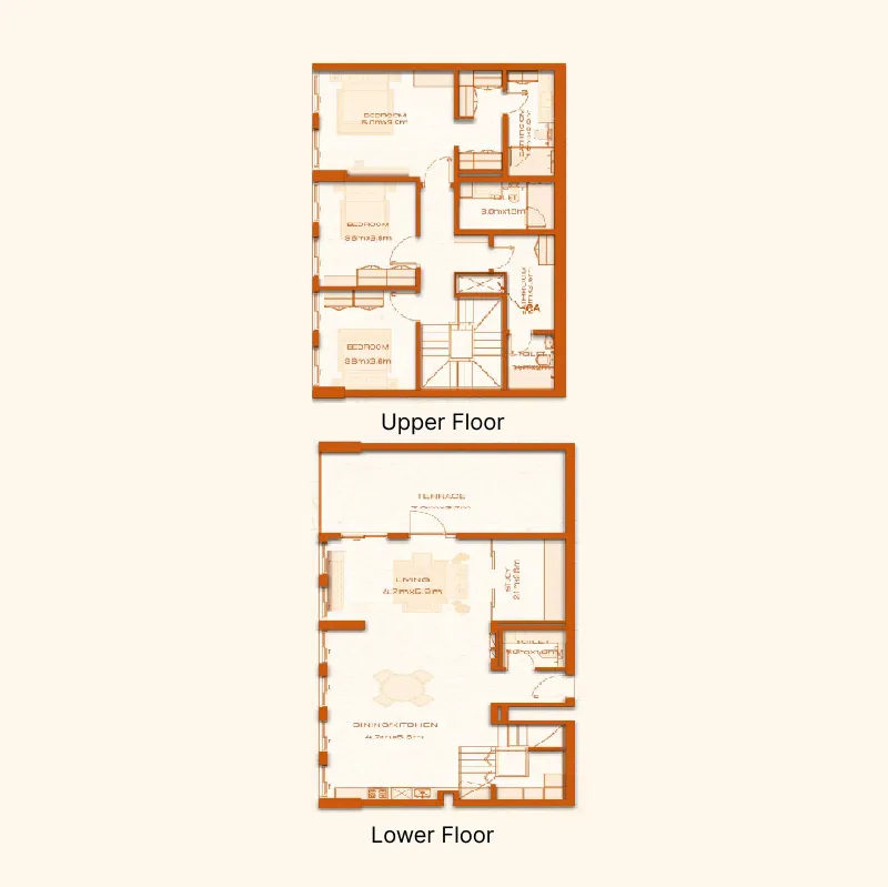 Avenew 888 - Modo 3 bed floor plan, 2,312 sqft