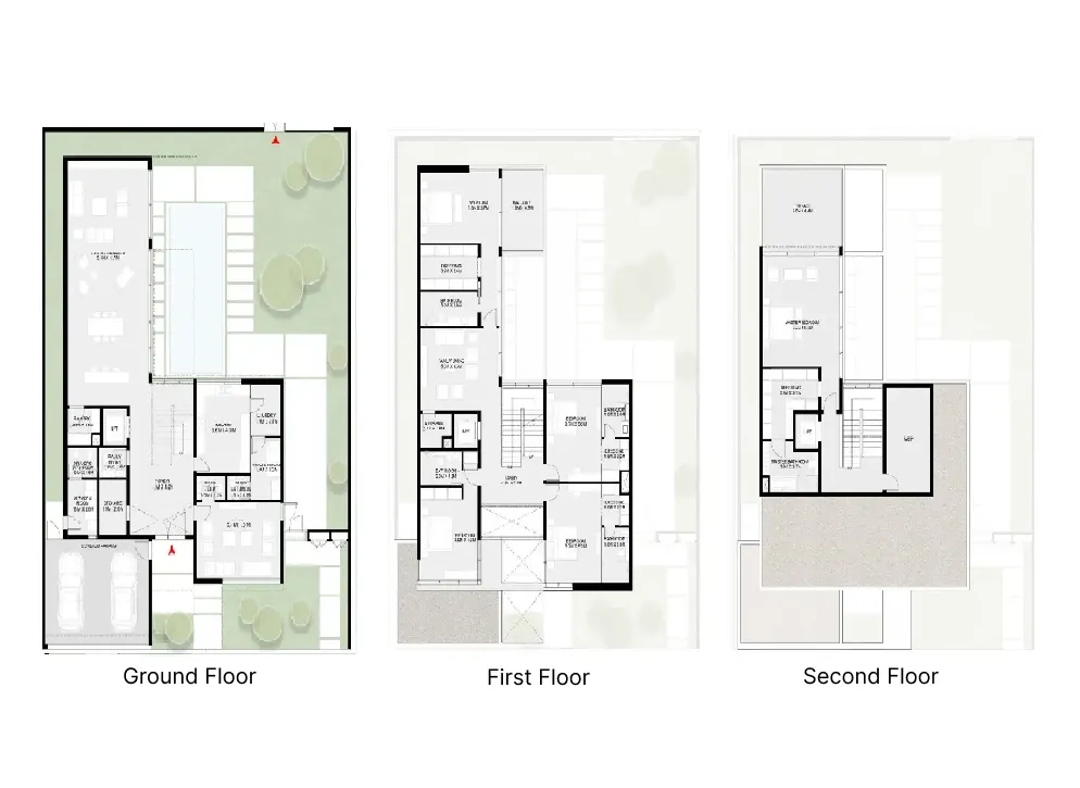 Masaar 3 Sedra 5 bed floor plan, 6,736 sqft