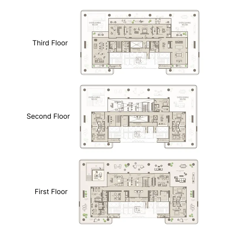 The Chedi Private Residences 8 bed floor plan, 33,246 sqft