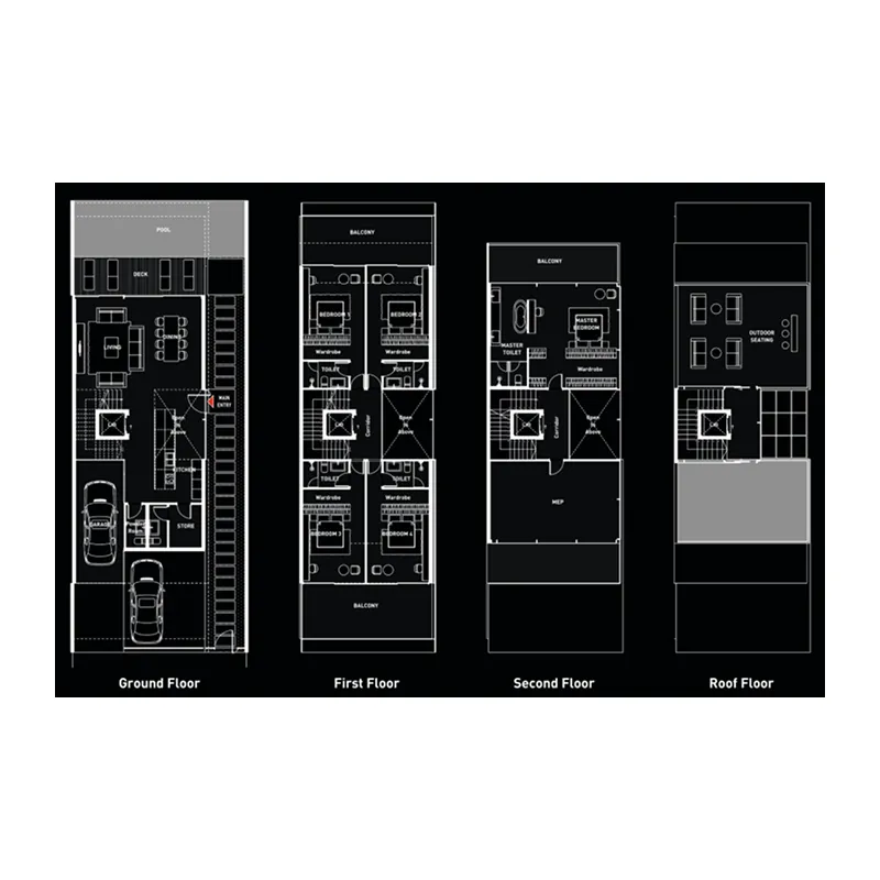 Brabus Island Chapter Two - The Villas 5 bed floor plan, 7,920 – 8,478 sqft