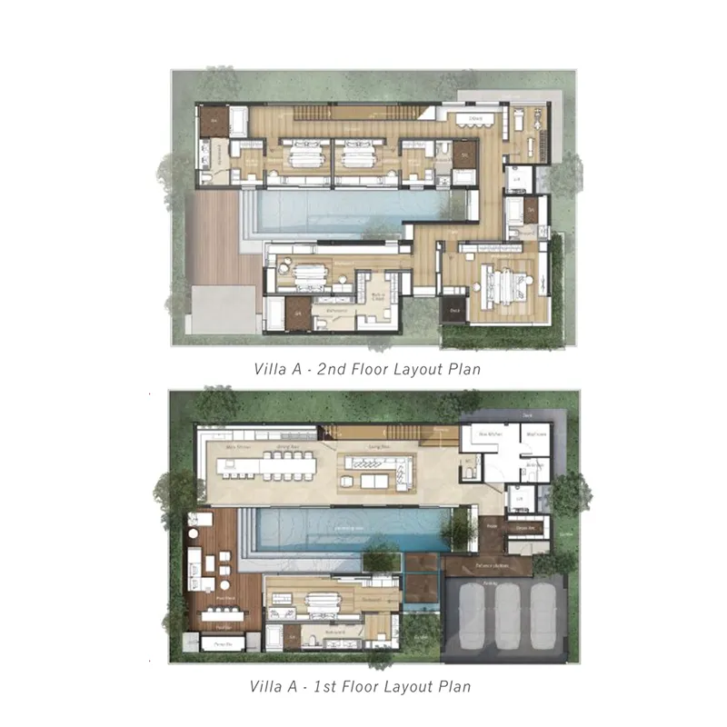 The Harmony by Wallaya Villas 5 bed floor plan, 9,655 sqft