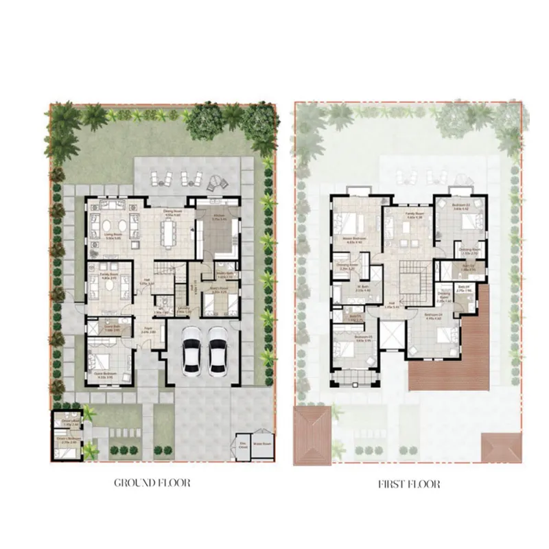 Bloom Living 1 - Cordoba 5 bed floor plan, 4,619 sqft