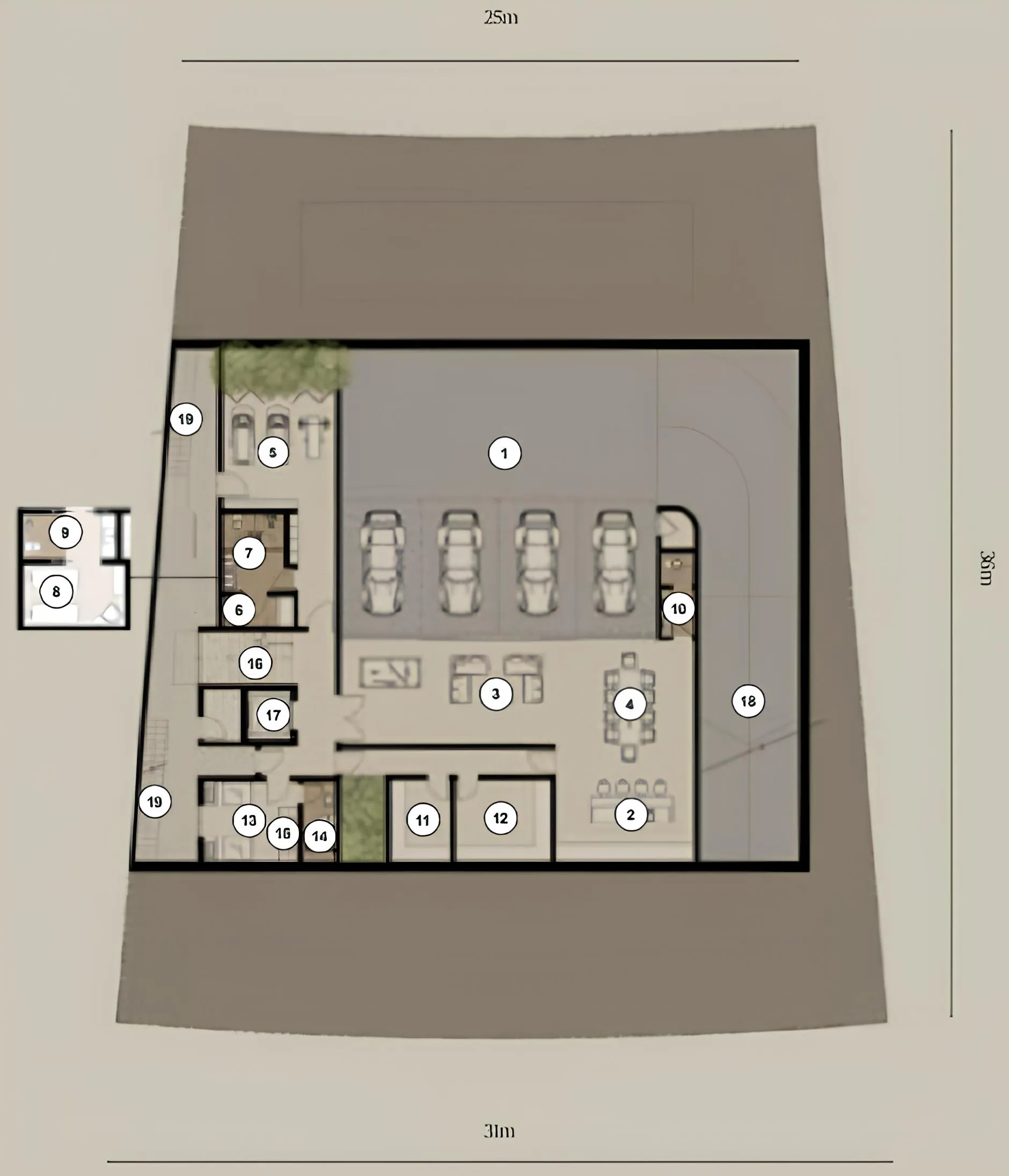 Nawayef Mansions by Modon Properties 7 bed floor plan, 13,872 sqft
