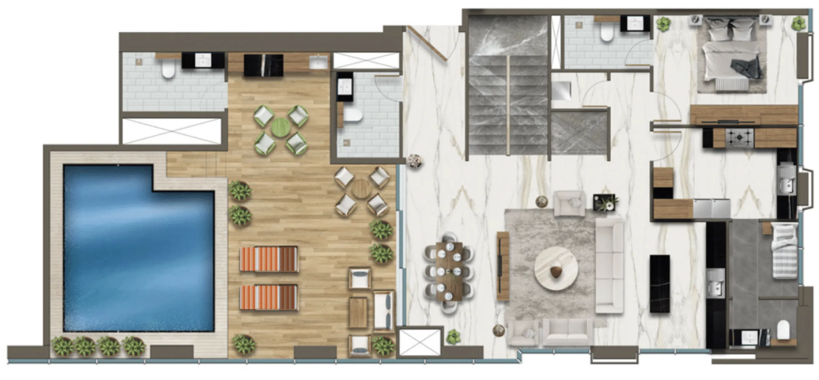 Aeternitas 5 bed floor plan, 4,048 sqft