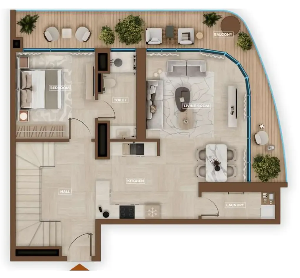 Sky Hills Astra 3 bed floor plan, 1,862 sqft