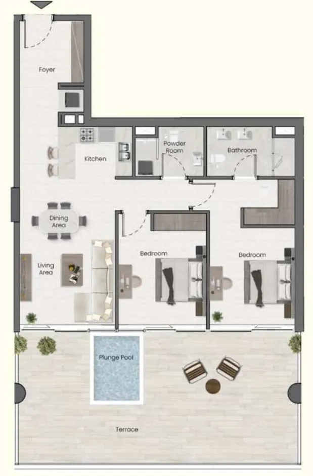 Saddlewood Park 4 bed floor plan, 2,672 sqft