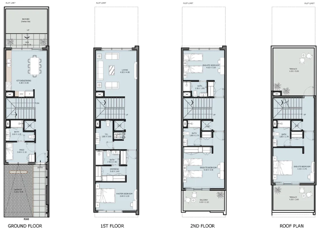 Verdana VIII 4 bed floor plan, 4,827 sqft