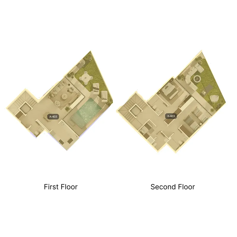 Bab Al Qasr Sea View Residence 51 2 bed floor plan, 1,892 sqft