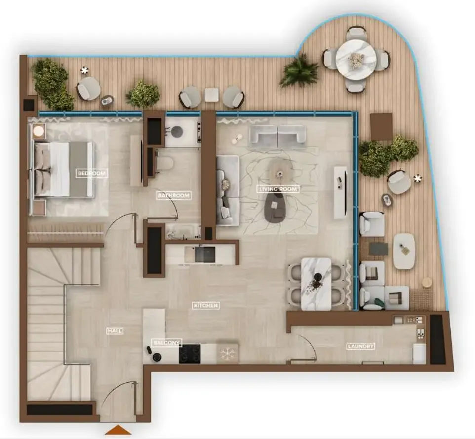 Sky Hills Astra 3 bed floor plan, 1,993 sqft