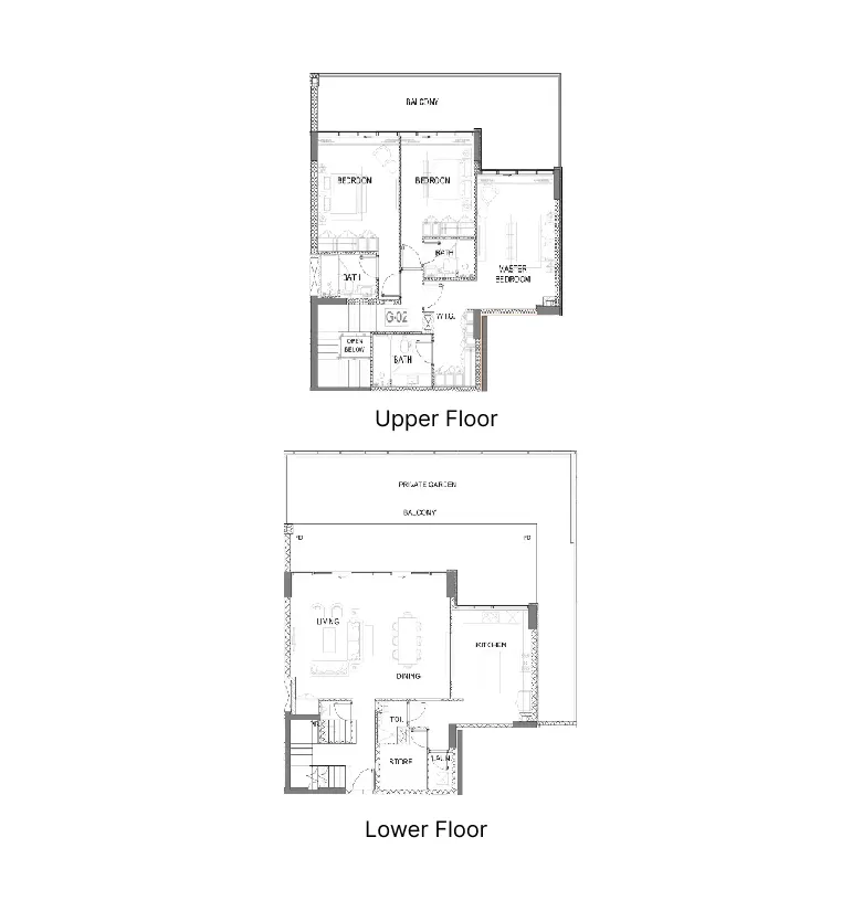 Golf Greens 3 bed floor plan, 4,770 sqft