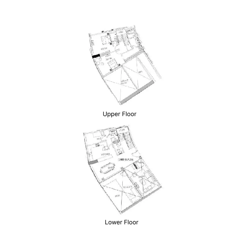Safa Two de Grisogono 2 bed floor plan, 2,605 sqft