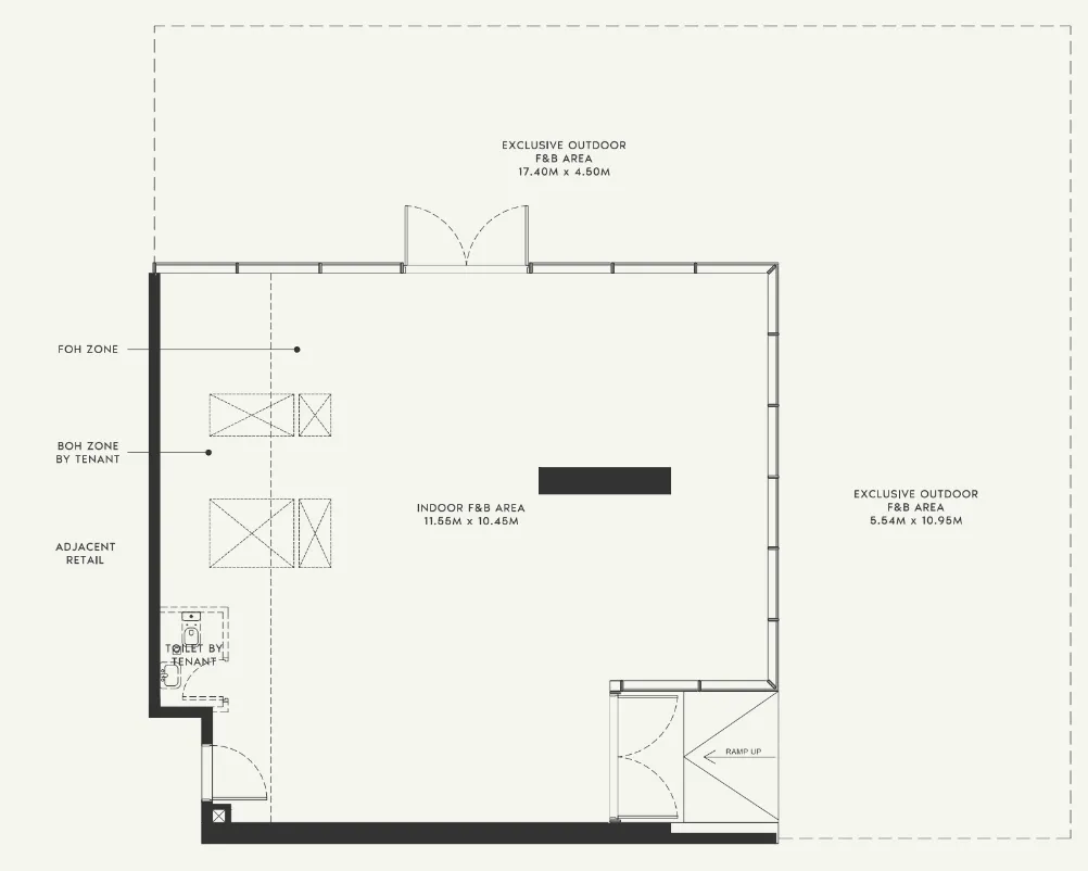 Azizi Venice Studio floor plan, 340 – 356 sqft