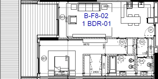 Gateway Porto Al Zorah 1 bed floor plan, 1,183 sqft