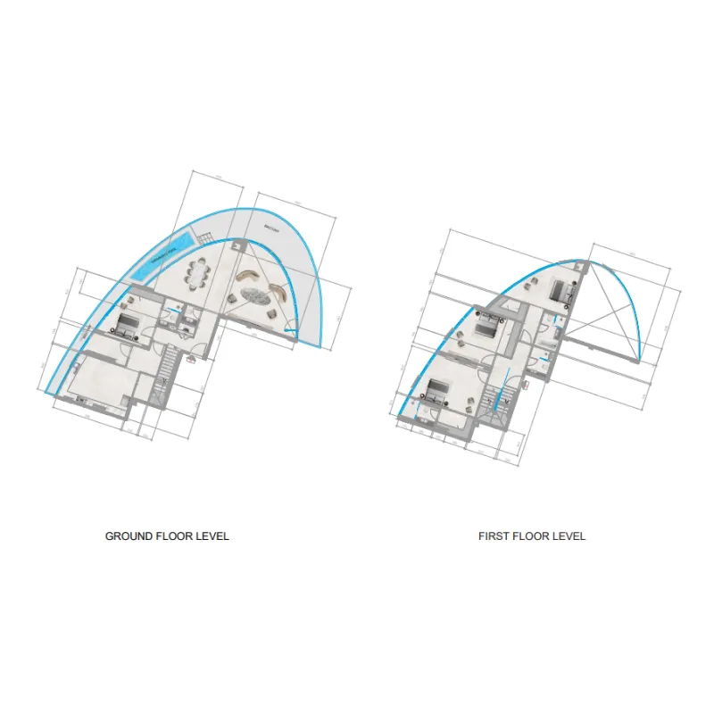 Orchid Towers Phase 1 4 bed floor plan, 3,431 sqft