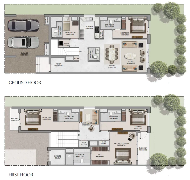 The Brooks at Sobha Sanctuary 4 bed floor plan, 3,347 sqft