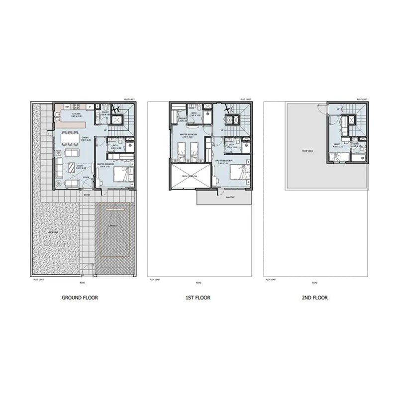 Verdana VI 3 bed floor plan, 639 – 4,028 sqft