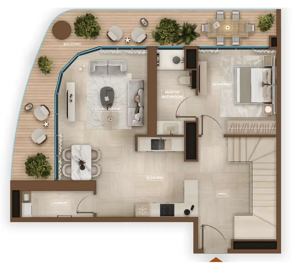 Sky Hills Astra 3 bed floor plan, 1,888 sqft