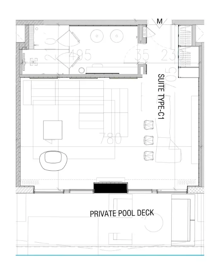 The Heart of Europe - Côte d’Azur Monaco 1 bed floor plan, 1,023 sqft