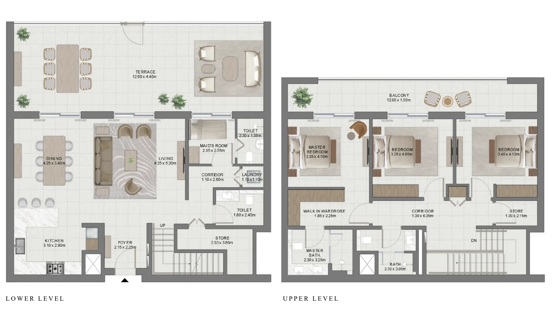 Golf Hills 3 bed floor plan, 3,081 sqft