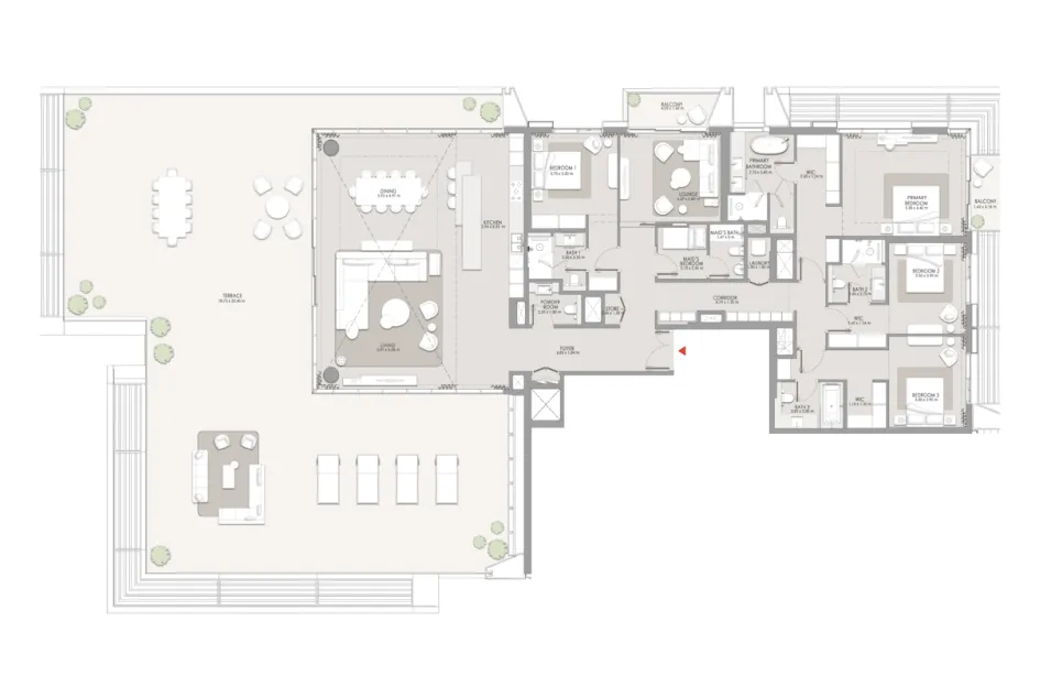 City Walk Crestlane 4 bed floor plan, 6,299 sqft