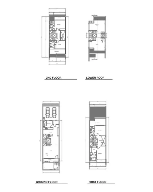 Veranda Collection 2 3 bed floor plan, 3,152 sqft