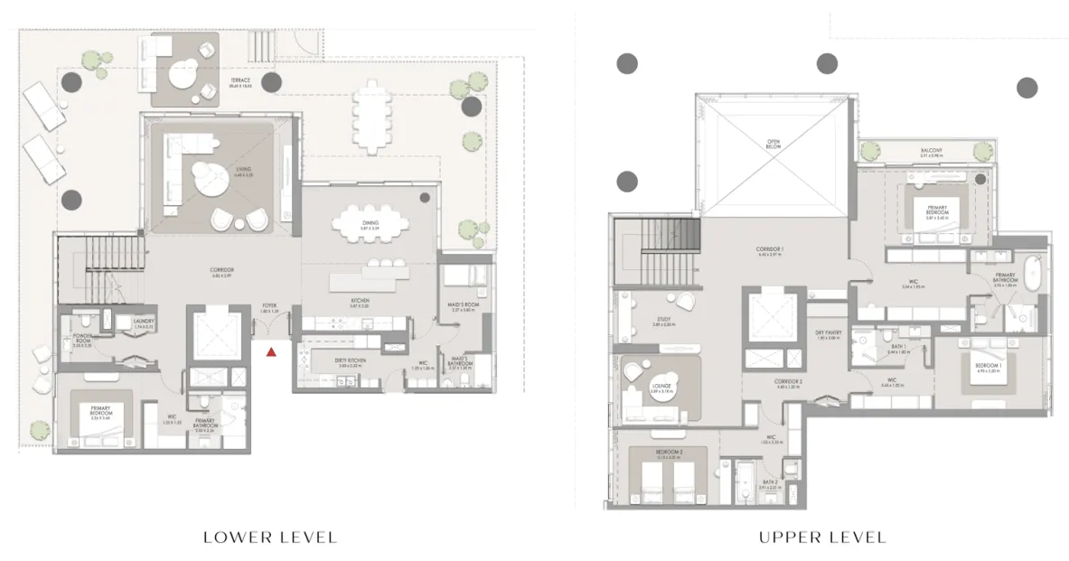 City Walk Crestlane 4 bed floor plan, 6,171 sqft