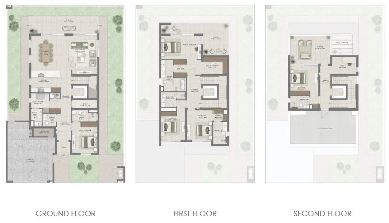 Equiterra 5 bed floor plan, 5,056 sqft