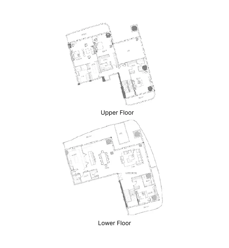 Damac Bay 2 4 bed floor plan, 5,879 sqft