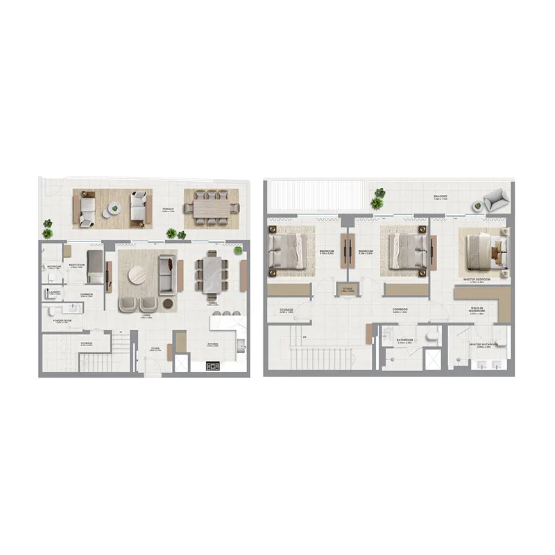 Golf Meadow 3 bed floor plan, 2,799 – 2,870 sqft