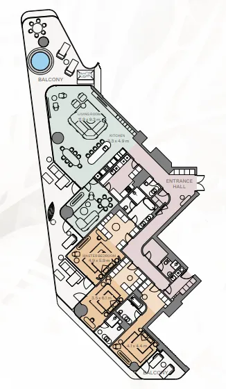 Eywa Tree of Life 3 bed floor plan, 5,194 sqft