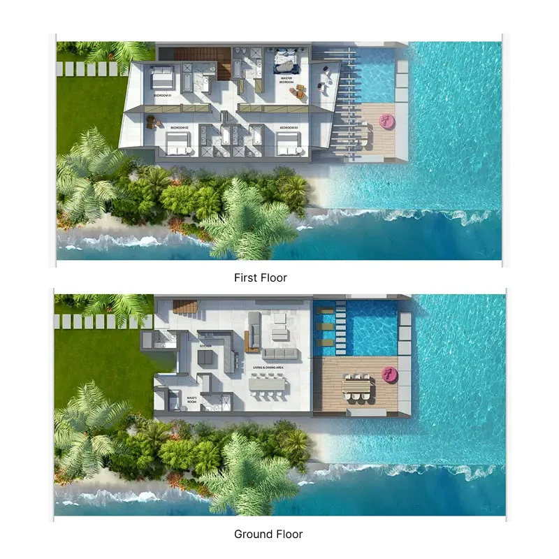 The Heart of Europe - Germany Island 4 bed floor plan, 3,519 – 3,669 sqft