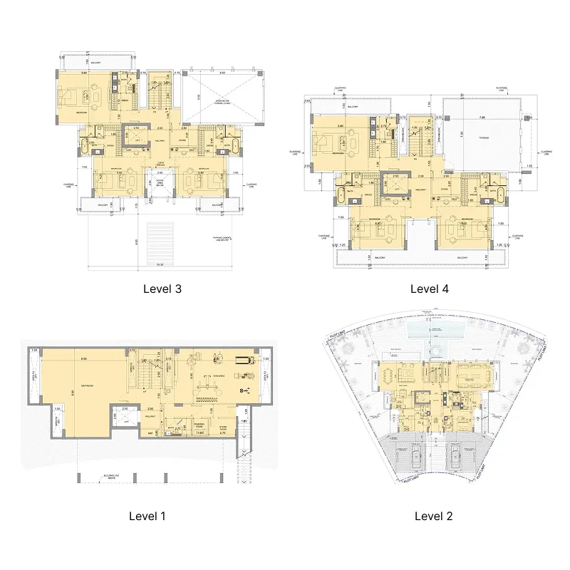 Tilal Binghatti 7 bed floor plan, 10,602 sqft