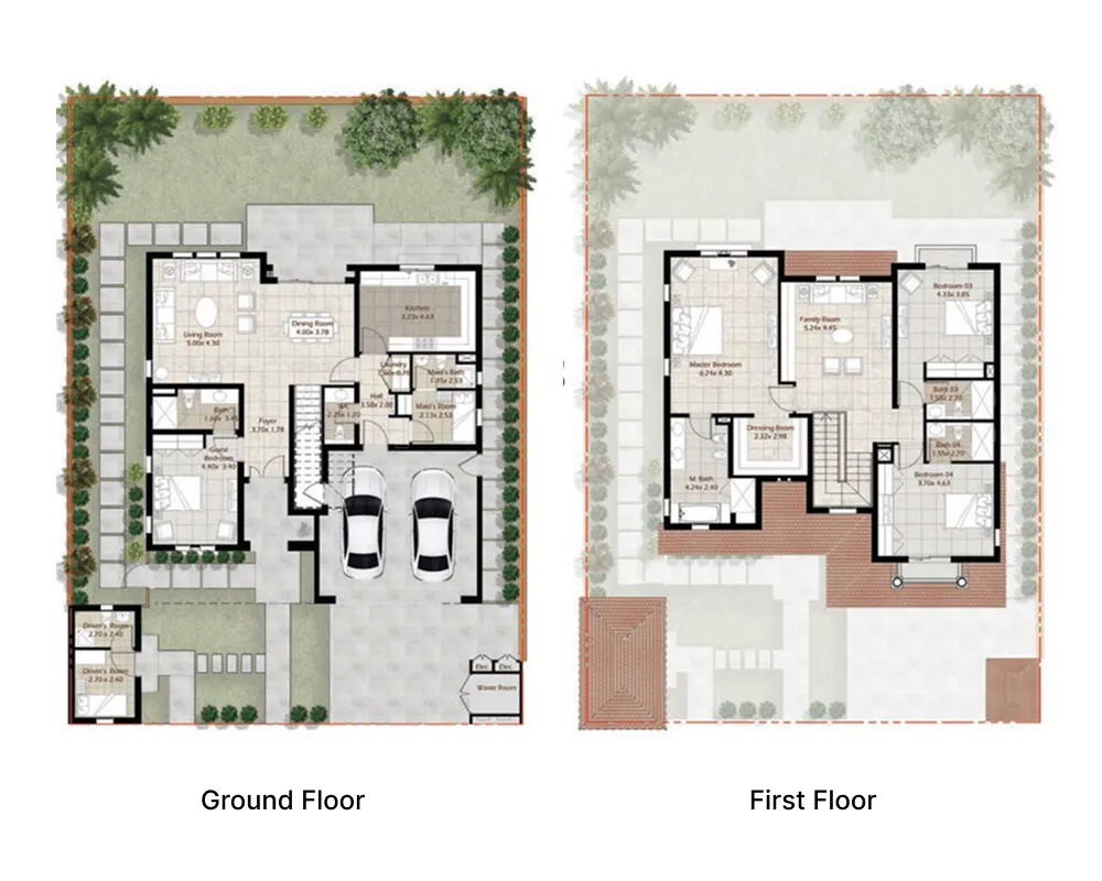 Bloom Living 1 - Cordoba 4 bed floor plan, 3,409 sqft