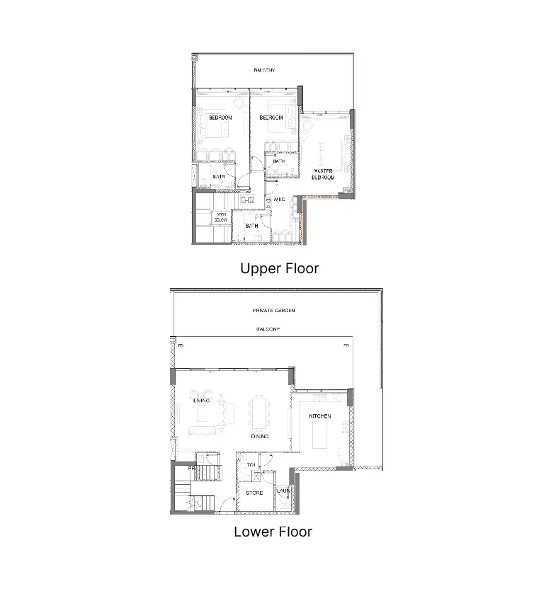 Golf Greens 3 bed floor plan, 3,926 sqft