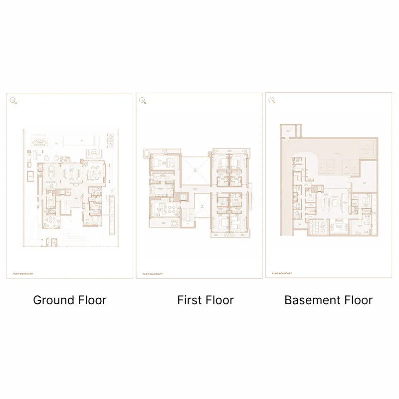 Four Seasons Private Residences Abu Dhabi at Saadiyat Beach 6 bed floor plan, 20,008 – 22,718 sqft