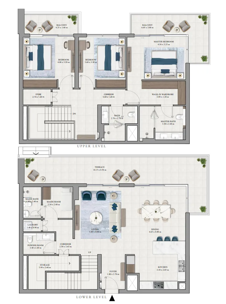 Grove Ridge 3 bed floor plan, 2,799 sqft