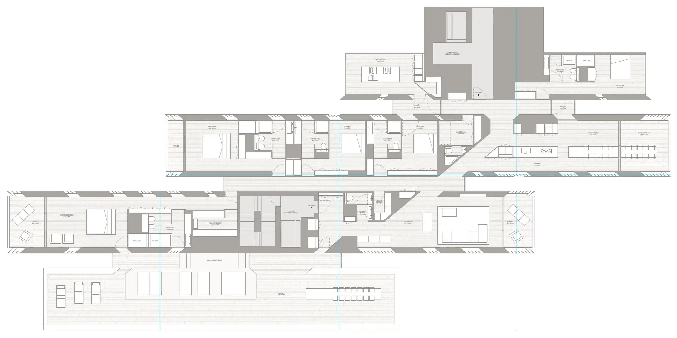 Muraba Residences 5 bed floor plan, 6,745 sqft