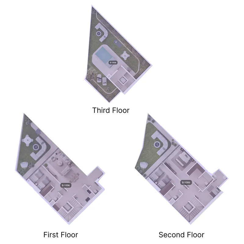 Bab Al Qasr Sea View Residence 51 3 bed floor plan, 3,554 sqft