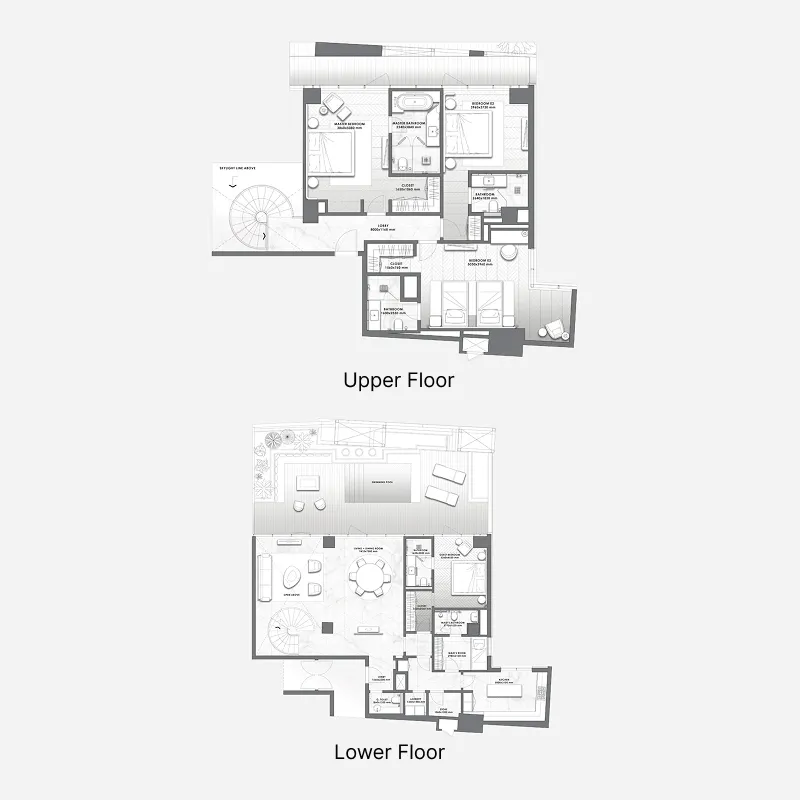 DaVinci 4 bed floor plan, 4,355 sqft