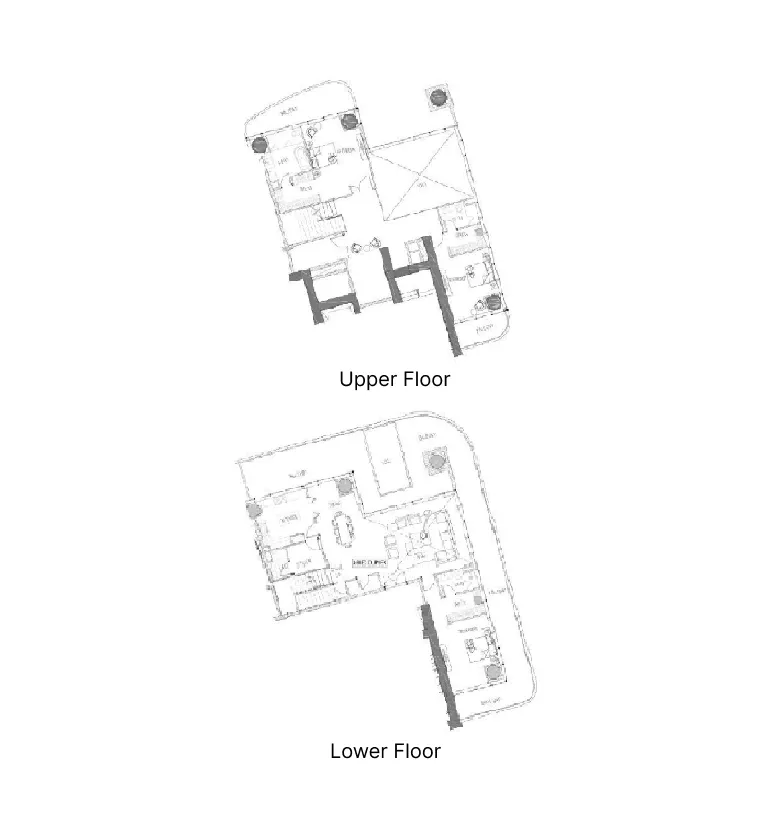 Damac Bay 2 3 bed floor plan, 4,444 sqft