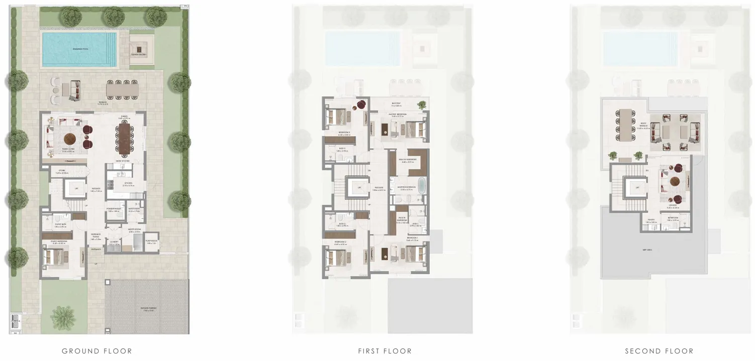 Avelia The Valley 5 bed floor plan, 5,670 sqft