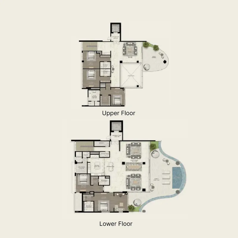 Cavalli Couture 5 bed floor plan, 8,974 sqft