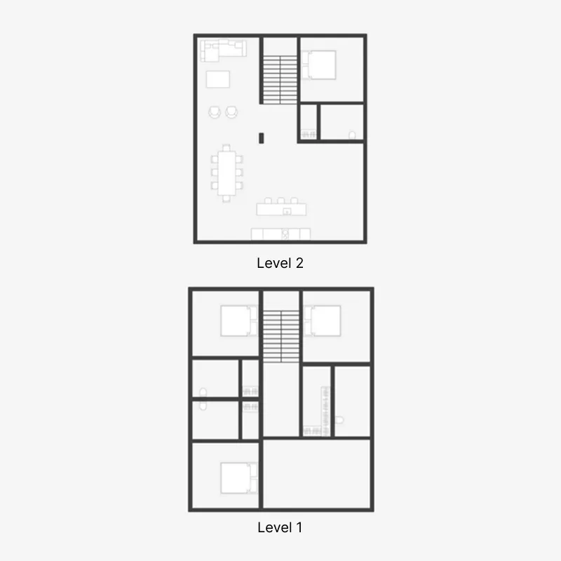 OceaniQ 2 4 bed floor plan, 3,443 – 5,209 sqft