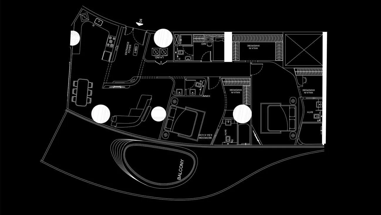 Bugatti Residences by Binghatti 2 bed floor plan, 2,671 sqft