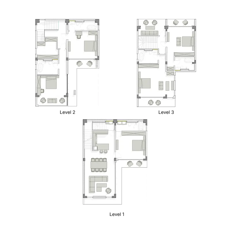 Minori 5 bed floor plan, 3,832 sqft