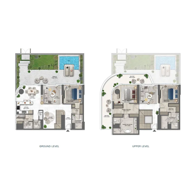 Passo by Beyond 3 bed floor plan, 3,294 sqft