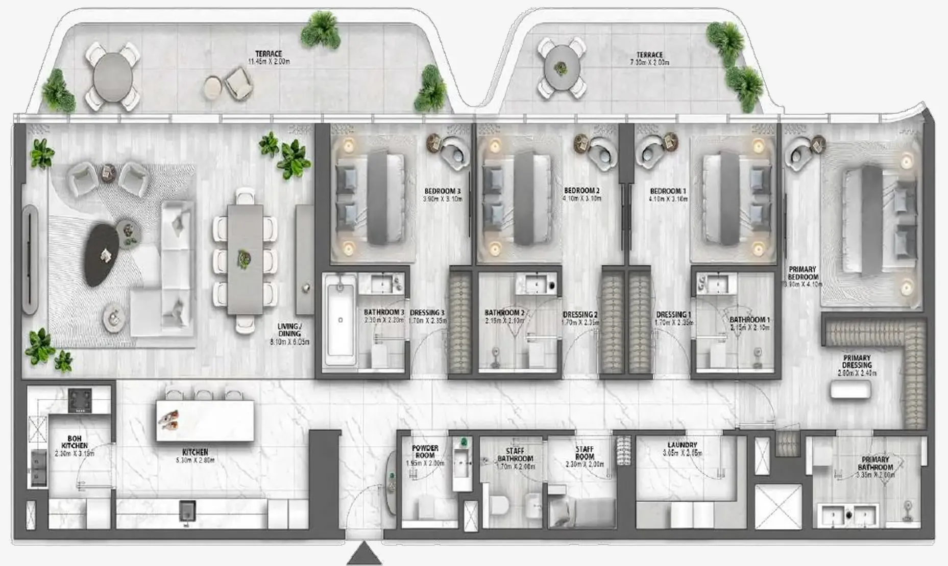 Passo by Beyond 4 bed floor plan, 2,816 sqft